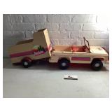 Barbie Jeep and trailer