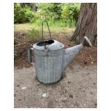 Galvanized  watering can