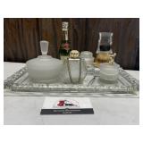 Perfume and tray