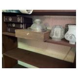 Glass Lampshades and Misc