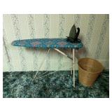 Kids Ironing Board, Iron,  Waste Basket