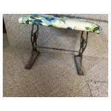 Little vintage metal sewing bench