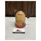 Ceramic Bee Hive Bank