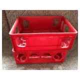 Plastic Coke crates