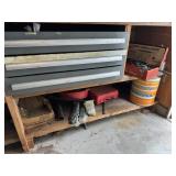Drawers of misc hardware and tools