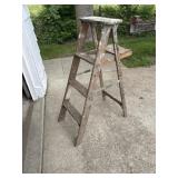 Wooden ladder
