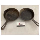 6 1/2 in cast iron skillets