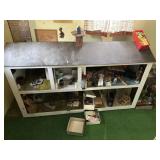 Large doll house, Barbieï¿½s, doll furniture, misc