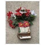 Vintage ceramic Christmas vase