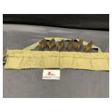 M1 Garand Bandoleer and 6 En bloc clips