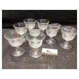Glass goblets