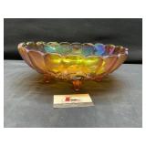 Carnival Glass Fruit Bowl