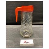 Glass Tang pitcher