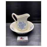 Charlotte Royal crown ware bowl and pitcher