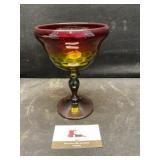 Cambridge Rubina honeycomb compote bowl