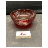 Lausitzer Crystal pedestal bowl