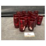 Ruby red glasses