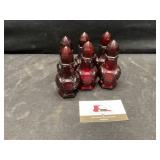 Ruby Red Cape Cod Avon shakers