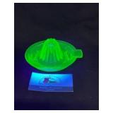 Uranium Green Glass Juicer