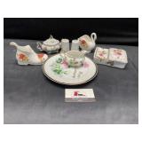 Hand painted dishes some marked Japan
