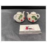 Salt and pepper shakers marked Japan