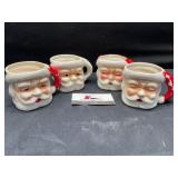 Vintage Santa mugs