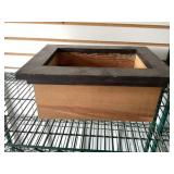 Wood planter box