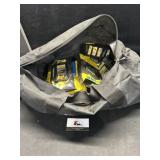 Duffel full of automotive wipes