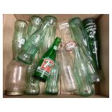 Vintage pop bottles