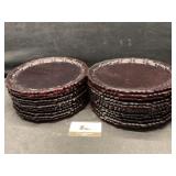 Cape cod ruby red avon plates