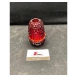 Fenton hobnail fairy lamp