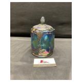 Carnival glass candy dish