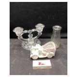 Planter and glassware