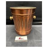Copper ice bucket