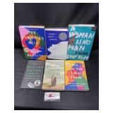 Paper back and hardback books