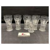 Heinz tomato juice glasses