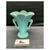 Stoneware vase marked USA