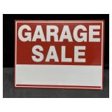 New garage sale sign