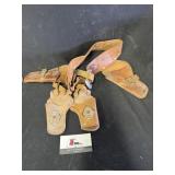 Vintage toy gun holsters