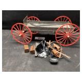 Marx toys wagon and accessories