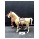 1970 Mattel movable horse, Marx horse
