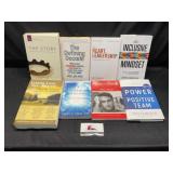 Hard back and paper back books