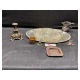 Copper, silver plated and misc