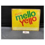Mello Yellow Metal sign