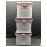 Three file totes