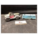 Tonka truck and Tootsie toy