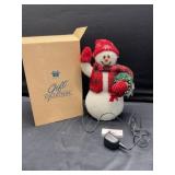 Fiber optic  snowman