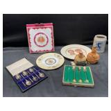 Plates, spoons, decor