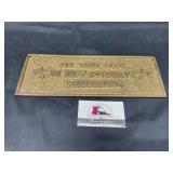 Brass On This Day plate