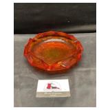 Vintage Viking glass ash tray